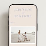 "Threaded" - Wedding Website in Canopy by Pixel and Hank - Mobile Layout
