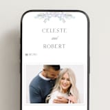 "Hydrangea" - Wedding Website in Toscana by Claudia Orengo - Mobile Layout