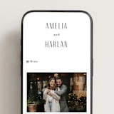 "photo" - Wedding Website in Snow by Lori Wemple - Mobile Layout
