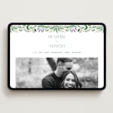 "Sierra" - Wedding Website in Spruce by Paper Sun Studio - Desktop Design