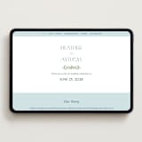 "Sierra" - Wedding Website in Spruce by Paper Sun Studio - Desktop Design