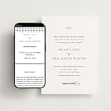 "Classic & Timeless" - Wedding Website in Obsidian by Lucrecia Caporale - Match Your Stationery