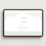 "vintage flourishes" - Wedding Website in Natural by BR Designs - Desktop Design