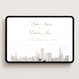 "Chic Script" - Wedding Website in Garden by Kelly Schmidt - Desktop Design