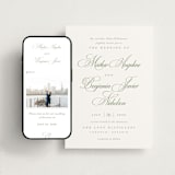 "Chic Script" - Wedding Website in Garden by Kelly Schmidt - Match Your Stationery