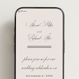 "Sibonie" - Wedding Website in Ivory by Melanie Kosuge - Mobile Layout