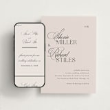 "Sibonie" - Wedding Website in Ivory by Melanie Kosuge - Match Your Stationery