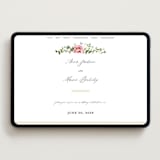 "Ornate" - Wedding Website in Peony by Sarah Knight - Desktop Design