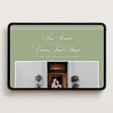 "Greenwood" - Wedding Website in Garden by Kelly Schmidt - Desktop Design