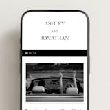 "Have and Hold" - Wedding Website in Porcelain by Eric Clegg - Mobile Layout