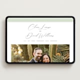 "Palm Monogram" - Wedding Website in Leaf by Olivia Raufman - Desktop Design