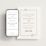 "Black Tie Elegance" - Wedding Website in Tuxedo by Nicoletta Savod - Match Your Stationery