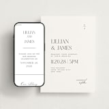 "Clarity" - Wedding Website in Diamond by Heather Cairl - Match Your Stationery