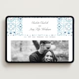 "Almafi" - Wedding Website in Cerrulean by Itsy Belle Studio - Desktop Design