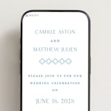 "Gwenyth" - Wedding Website in Neptune by Kristie Kern - Mobile Layout