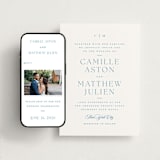 "Gwenyth" - Wedding Website in Neptune by Kristie Kern - Match Your Stationery