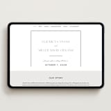 "Stripe Bevel" - Wedding Website in Salt by Amy Kross - Desktop Design