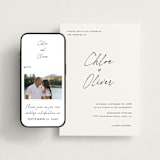 "modern classic" - Wedding Website in Jasmine by Pippa Shaw - Match Your Stationery