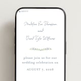 "Meadow Whisper" - Wedding Website in Meadow by Petra Kern - Mobile Layout
