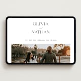 "Aligned" - Wedding Website in Spun Sugar by Jessica Williams - Desktop Design