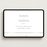 "Aligned" - Wedding Website in Spun Sugar by Jessica Williams - Desktop Design