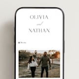"Aligned" - Wedding Website in Spun Sugar by Jessica Williams - Mobile Layout