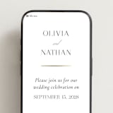 "Aligned" - Wedding Website in Spun Sugar by Jessica Williams - Mobile Layout