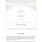 "Sparkle + Shine" - Wedding Website in Gold by Kristie Kern - Guest Management
