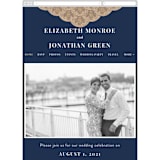 "Mosaic" - Wedding Website in Navy by GeekInk Design - Mobile Layout