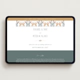"Nouveau Swans" - Wedding Website in Nouveau Swans by Olivia Raufman - Desktop Design