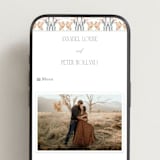 "Nouveau Swans" - Wedding Website in Nouveau Swans by Olivia Raufman - Mobile Layout