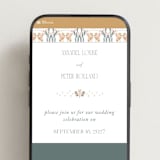 "Nouveau Swans" - Wedding Website in Nouveau Swans by Olivia Raufman - Mobile Layout