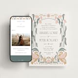"Nouveau Swans" - Wedding Website in Nouveau Swans by Olivia Raufman - Match Your Stationery