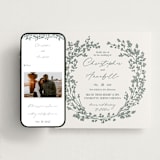 "Whimsy Blooms" - Wedding Website in Stone by Justyna Zawadzka - Match Your Stationery