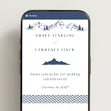 "Arête" - Wedding Website in Aegean by Olivia Raufman - Mobile Layout