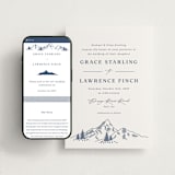 "Arête" - Wedding Website in Aegean by Olivia Raufman - Match Your Stationery