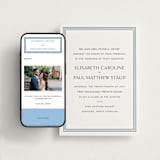 "Beaufort" - Wedding Website in Sky Blue by Megan Davis - Match Your Stationery