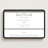 "Italian Countryside" - Wedding Website in Graphite by Melinda Denison - Desktop Design