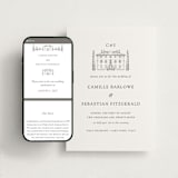 "Italian Countryside" - Wedding Website in Graphite by Melinda Denison - Match Your Stationery