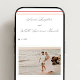 "Steeped in Tradition" - Wedding Website in Steeped in Tradition by Design Lotus - Mobile Layout