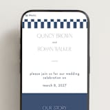 "Beech" - Wedding Website in Aegean by Blustery August - Mobile Layout