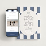 "Beech" - Wedding Website in Aegean by Blustery August - Match Your Stationery