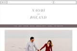 "Neutrality" - Wedding Website in Cream by Hooray Creative - Desktop Design