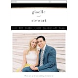 "Handsome Border" - Wedding Website in Chalkboard by Hooray Creative - Mobile Layout