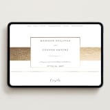"Refined style" - Wedding Website in Slate by Stacey Meacham - Desktop Design