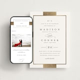 "Refined style" - Wedding Website in Slate by Stacey Meacham - Match Your Stationery