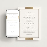 "Refined style" - Wedding Website in Slate by Stacey Meacham - Match Your Stationery