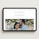 "Bianca" - Wedding Website in Sugar by Jessica Williams - Desktop Design