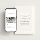 "Bianca" - Wedding Website in Sugar by Jessica Williams - Match Your Stationery