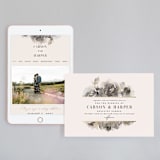 "Enchanted Blooms" - Wedding Website in Ivory by Lori Wemple - Match Your Stationery
